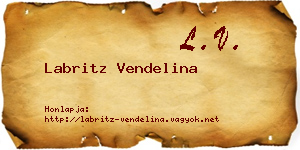 Labritz Vendelina névjegykártya
